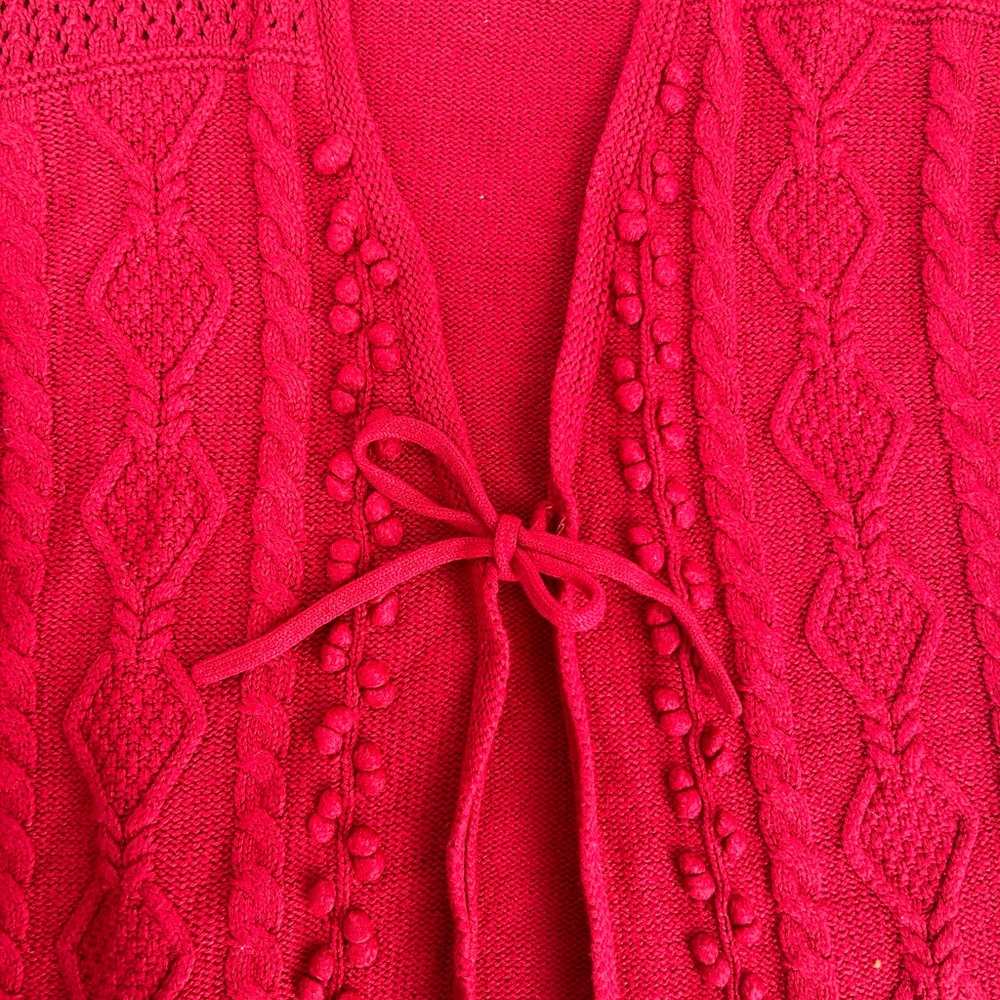 Red cardigan - Picture 6 of 9